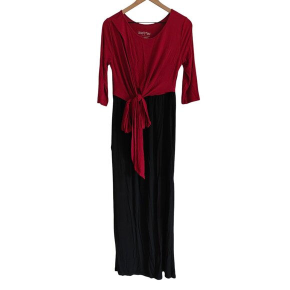 Latched Mama Nursing Wrap Maxi Dress M - Picture 2 of 5